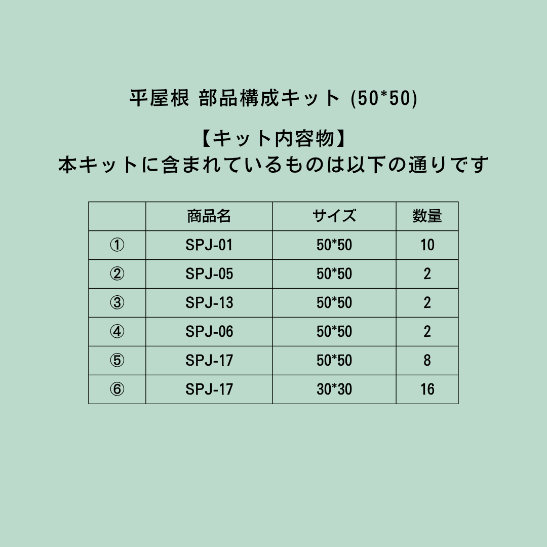 04 平屋根 2.5m*4m