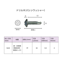 ドリルネジ(シンワッシャー)
