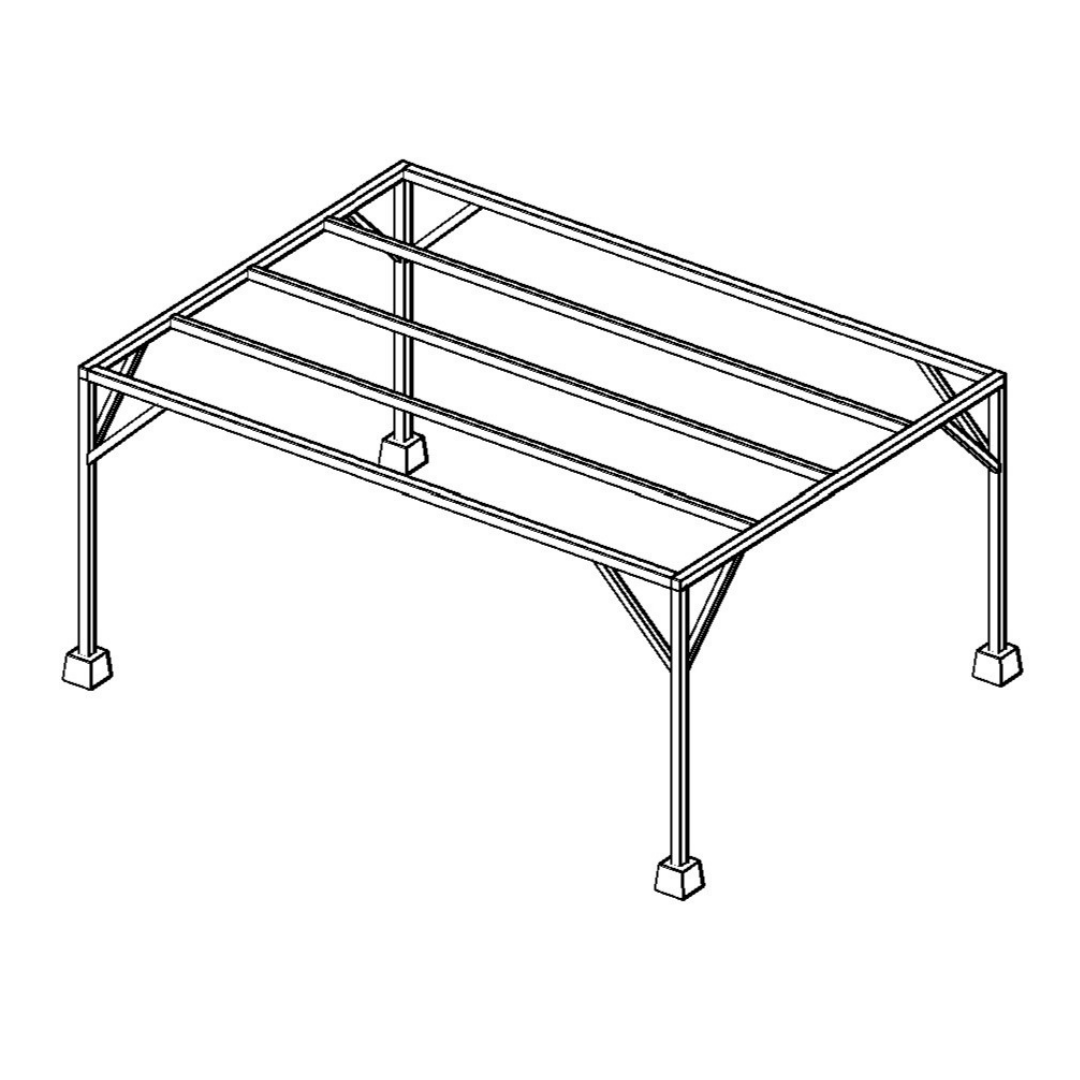 09 パーゴラ平屋根