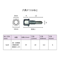 六角ドリルねじ